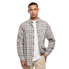 Cayler & Sons Oversized Check Long Sleeve Shirt Cinzento XL