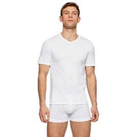 Boss V Neck Classic Short Sleeve Base Layer 3 Units Branco XL