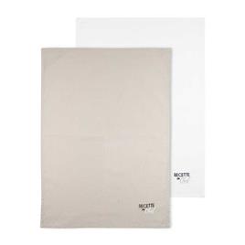 Pack 2 panos cozinha LOVELY CASA DUO LIN/ECRU