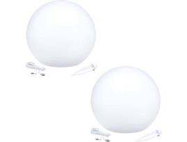 Iluminação Decorativa LUMISKY (Branco - Polietileno Rotomoldado - 30 cm)