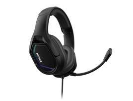 Auscultadores Gaming com Fio POBINSER Gx100 (Over Ear - Microfone - Preto)