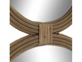 Espelho Decorativo VMO HOME Doble Natural Marron Ratan