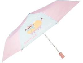 Guarda Chuva PUSHEEN Foodie 98 cm Rosa/Verde