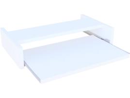 Suporte para Teclados HENOR Branco (Madeira - 55x31x11 cm)