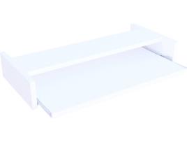 Suporte para Teclados HENOR Branco (Madeira - 70x31x11 cm)
