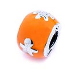 Miçangas Femininas Viceroy Vmm0093-04 Laranja (1 Cm)