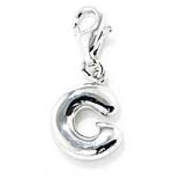 Miçangas femininas  CHARM_G Prateado (1 cm)