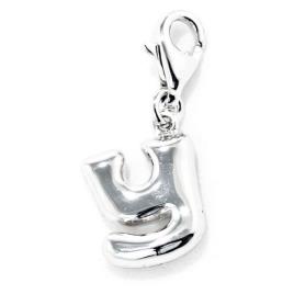 Miçangas Femininas Xenox Charm_y Prateado (1 Cm)