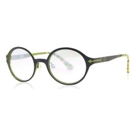 Óculos escuros unissexo  TM-004S-01 (Ø 47 mm) Preto Verde (ø 47 mm)