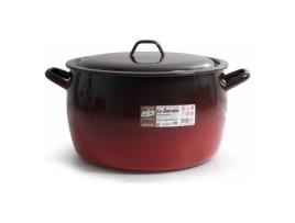 Caçarola com Tampa  Aço esmaltado vitrificado - Ø 34 cm - 20 L