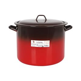 Caçarola com Tampa  Aço esmaltado vitrificado - Ø 30 cm - 16 L