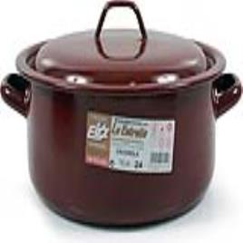Caçarola com Tampa Teja La Estrella Aço esmaltado vitrificado - Ø 32 cm - 10 L