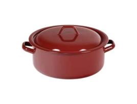Caçarola com Tampa Teja  Aço esmaltado vitrificado - Ø 32 cm - 10 L