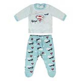 Pijama Infantil Superman Azul Claro