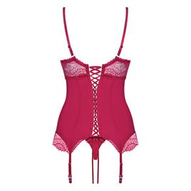 Babydoll & Tanga Rosalyne Corset  Vermelho - L/XL