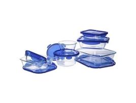 Conjunto de Lancheiras  Cook & Go (7 pcs) Transparente Vidro de Borosilicato