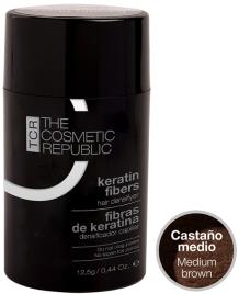 KERATIN FIBERS hair fibers #medium brown 12,5 gr