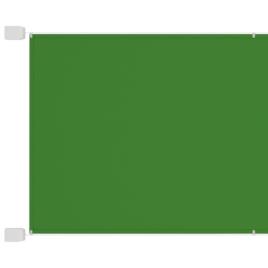 vidaXL Toldo vertical 180x270 cm tecido oxford verde-claro