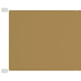 vidaXL Toldo vertical 300x360 cm tecido oxford bege