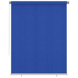 vidaXL Estore de rolo para exterior 180x230 cm PEAD azul