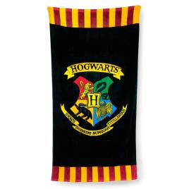 Groovy Harry Potter Hogwarts Cotton Towel Preto