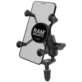 Rammount Powersports Stem Mount Short Arm & X-grip Preto