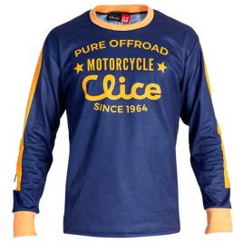 Clice Vintage Pure Off Road Long Sleeve T-shirt Azul L