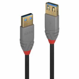 Lindy Lindy-36760 50 Cm Usb-a Extension Cable Preto