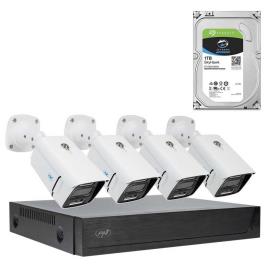 Pni House Ipmax Poe 3 Video Surveillance Kit Branco