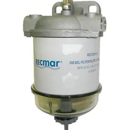 Recmar Mercruiser Complete Fuel Filter Branco
