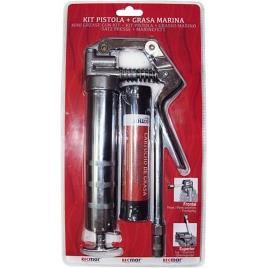 Recmar Marine Grease Kit With Gun Preto 400 g