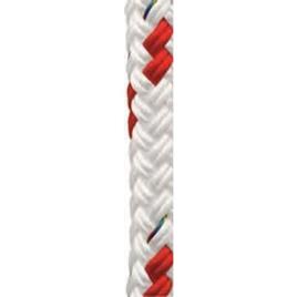 Poly Ropes Polybraid 16 150 M Rope Vermelho,Branco 8 mm