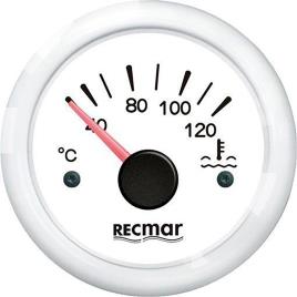 Recmar 40-120ºc Water Temperature Indicator Branco 51 mm