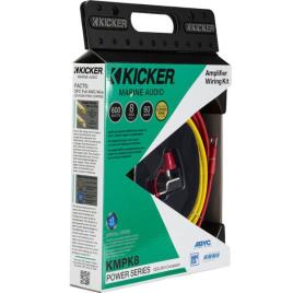 Kicker Marine 8awg Amplifier Power Kit Tinned Amplifier