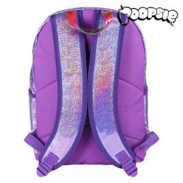 Mochila Escolar Poopsie Lilás