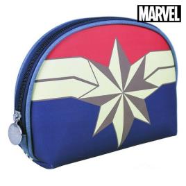 Nécessaire Escolar Captain Marvel Azul Marinho Navy