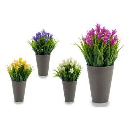 Planta Decorativa Cinzento Plástico Cimento (11 x 20 x 11 cm) (11 x 22 x 11 cm)