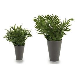 Vaso Cinzento Folhas