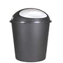 Balde de Lixo  Big Hoop 45 L Plástico Preto (ø 39 x 72 cm)