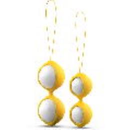 Bolas de Orgasmo Bfit Classic Amarelo