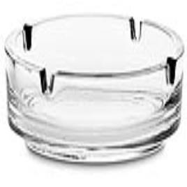 Cinzeiro Borgonovo Dresda Cristal Redondo - 10,7 x 3,6 cm