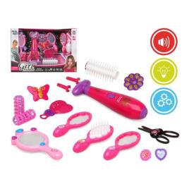 Conjunto de Cabeleieiro Infantil Girl Fashion Style Cor de rosa 118285