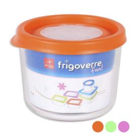 Lancheira Redonda com Tampa Fun Bormioli (12 x 9,9 cm) - Laranja