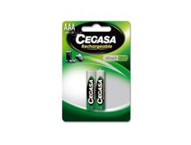 Pilhas Recarregáveis  HR03 800 mAh (2 uds)