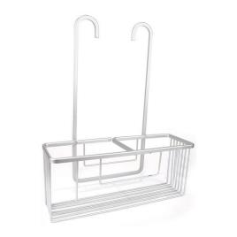 Suporte para o Chuveiro Confortime Alluma Alumínio Branco - 35,7 x 12,7 x 44,5 cm