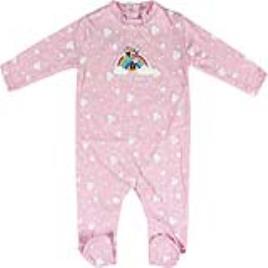 Babygrow de Manga Comprida para Bebé Minnie Mouse Cor de rosa - 1 Mês