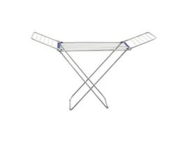 Estendal de Roupa Dobrável Alumínio Prata (18 M)