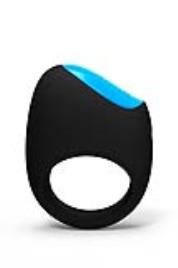 Anel Vibratório Remoji Lifeguard Preto  3699