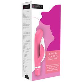 Vibrador Bwild Classic Marine Rabbit Cor de Rosa