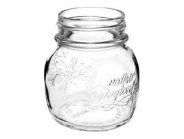 Frasco de Vidro Bormioli Quattro Stag Cristal - ø 7,5 x 8,3 cm - 150 cc